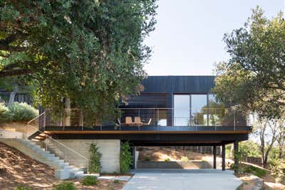  Contemporary Family Home Exterior. Silicon Valley Guest House by ABD STUDIO.