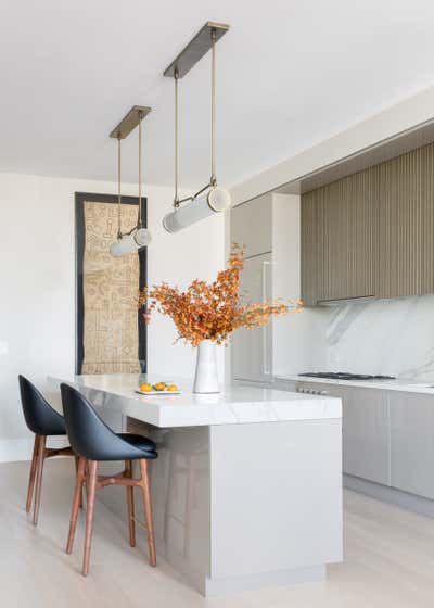  Minimalist Family Home Kitchen. San Francisco Luxury Flat  by ABD STUDIO.