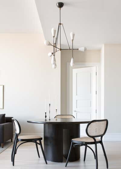 Minimalist Dining Room. San Francisco Luxury Flat  by ABD STUDIO.