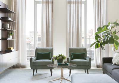  Minimalist Family Home Living Room. San Francisco Luxury Flat  by ABD STUDIO.
