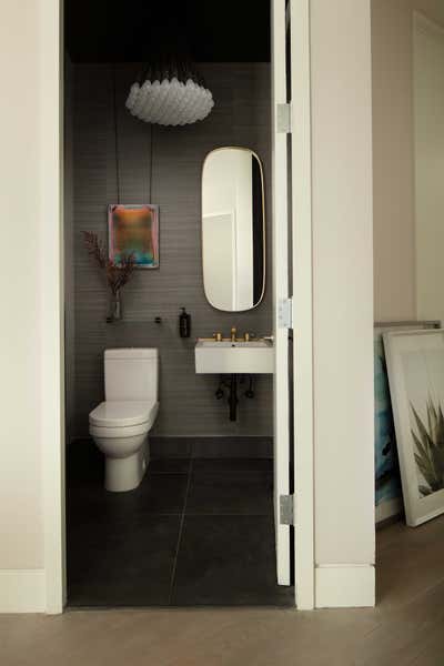 Modern Bachelor Pad Bathroom. TRIBECA by PROJECT AZ.