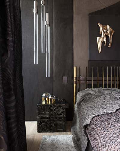  French Bachelor Pad Bedroom. Bachelor Pad by Robert Stephan Interior.