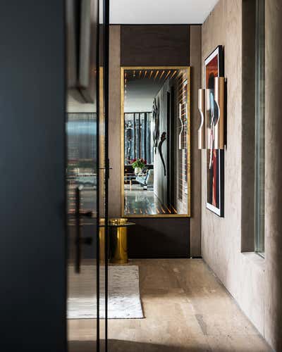  Contemporary French Bachelor Pad Entry and Hall. Bachelor Pad by Robert Stephan Interior.
