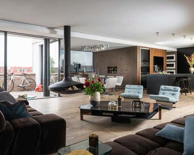  Contemporary Eclectic Bachelor Pad Living Room. Bachelor Pad by Robert Stephan Interior.