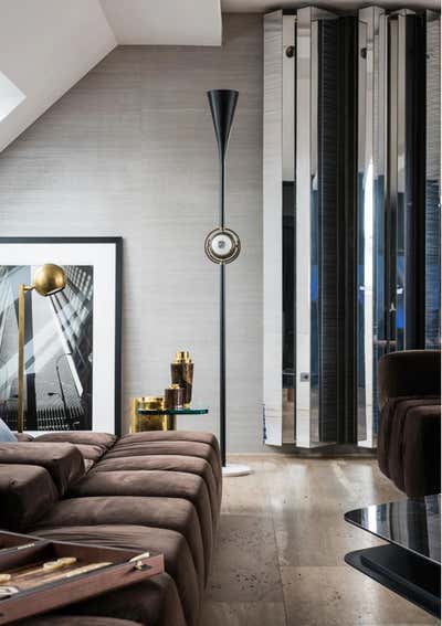 French Living Room. Bachelor Pad by Robert Stephan Interior.