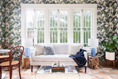  Tropical Maximalist Family Home Living Room. Project Parrot by Hattie Sparks Interiors.