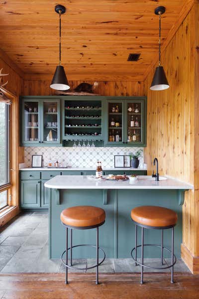  Farmhouse Rustic Country House Bar and Game Room. Bigbee by Hattie Sparks Interiors.