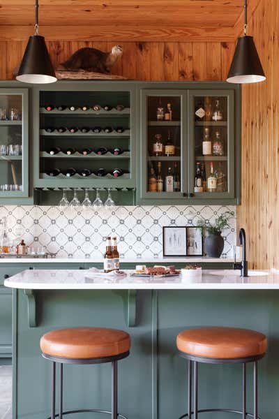  Farmhouse Bar and Game Room. Bigbee by Hattie Sparks Interiors.