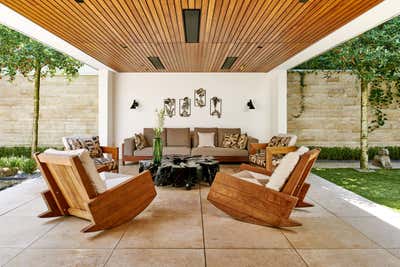  Eclectic Mid-Century Modern Family Home Exterior. Bungalow by Robert Stephan Interior.