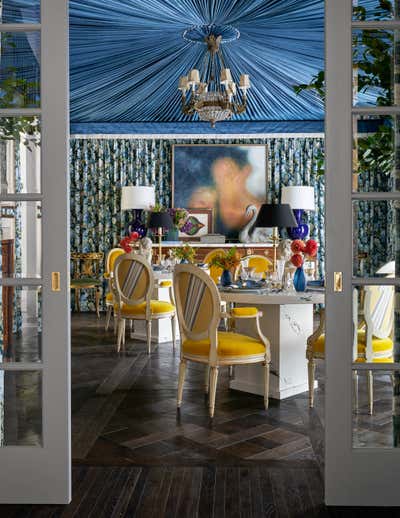 Modern Dining Room. Kips Bay Dallas Dining Room by Corey Damen Jenkins & Associates.
