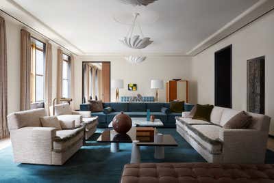  Modern Living Room. Upper East Side  by Ries Hayes.
