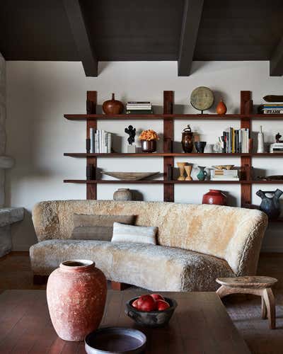  Rustic Living Room. Ranch House Residence  by Studio Shamshiri.