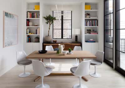 Modern Office and Study. White Out by Summer Thornton Design .