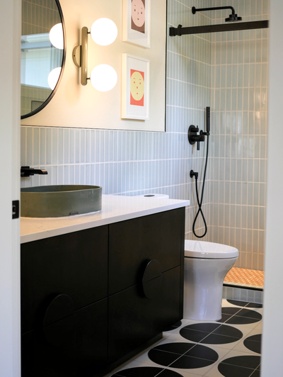  Scandinavian Family Home Bathroom. Hygge House by DUETT INTERIORS.