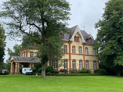  French Victorian Country House Exterior. Schloss Düneck by Waterworks Falkenstein.