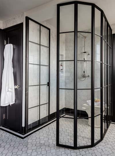  French Apartment Bathroom. Back Bay Pied-à-Terre by Duncan Hughes Interiors.