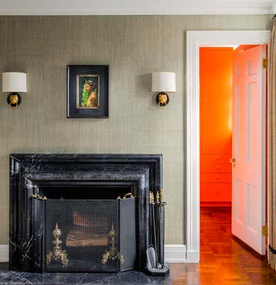  Art Deco British Colonial Apartment Bedroom. Back Bay Pied-à-Terre by Duncan Hughes Interiors.