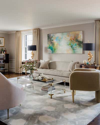  French Apartment Living Room. Back Bay Pied-à-Terre by Duncan Hughes Interiors.