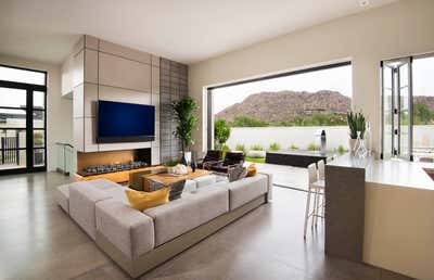 Modern Family Home Living Room. Modern Desert Retreat by Anita Lang/IMI Design.