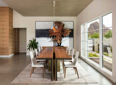 Modern Dining Room. Modern Desert Retreat by Anita Lang/IMI Design.