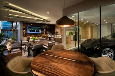  Modern Family Home Bar and Game Room. Modern Desert Retreat by Anita Lang/IMI Design.