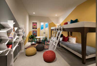 Modern Family Home Children's Room. Modern Desert Retreat by Anita Lang/IMI Design.