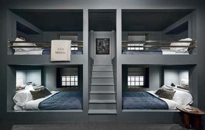  Modern Bedroom. East Hampton Farmhouse by Dan Scotti Design.