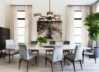 Modern Dining Room. White Out by Summer Thornton Design .