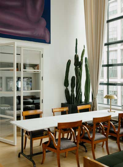 Contemporary Dining Room. Chelsea Duplex by Studio Mellone.