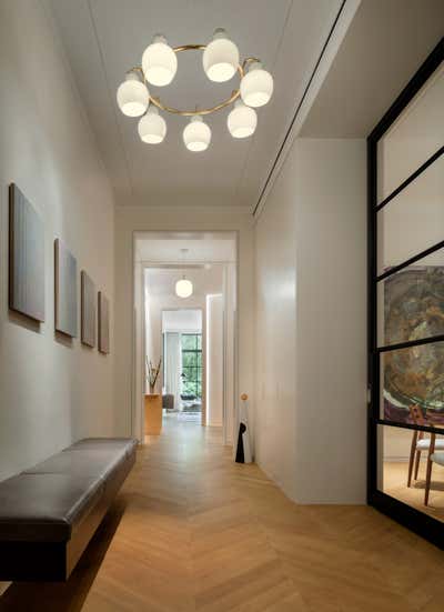  Traditional Entry and Hall. Brooklyn Townhouse by Rees Roberts & Partners.