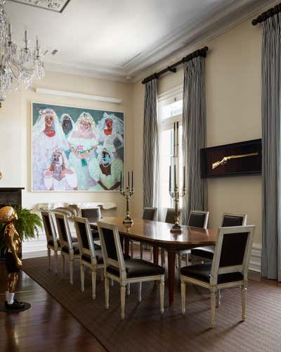 Eclectic Dining Room. French Quarter by Shawn Henderson Interior Design.
