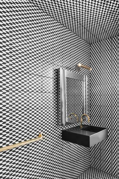  Eclectic Bathroom. California Home by Romanek Design Studio.