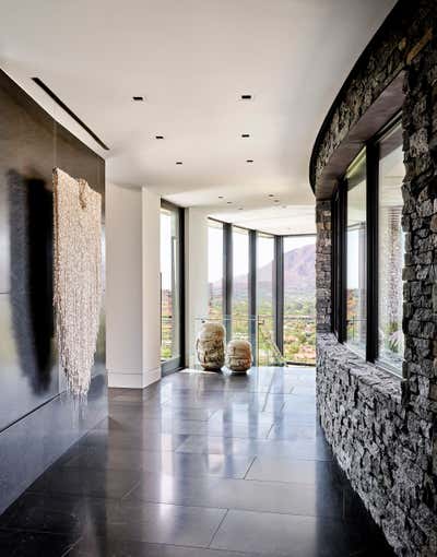  Modern Family Home Entry and Hall. Hillside Modern Oasis by Anita Lang/IMI Design.