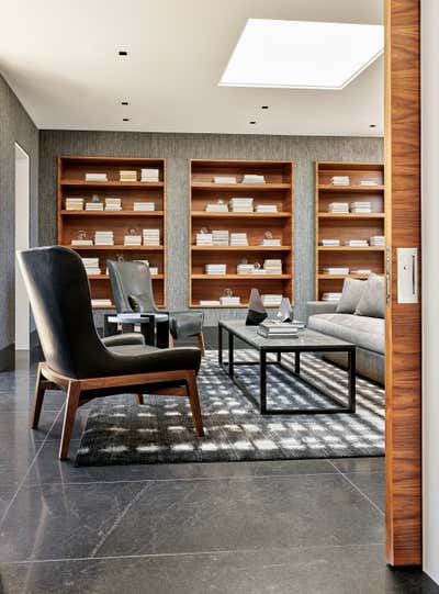  Modern Family Home Office and Study. Hillside Modern Oasis by Anita Lang/IMI Design.