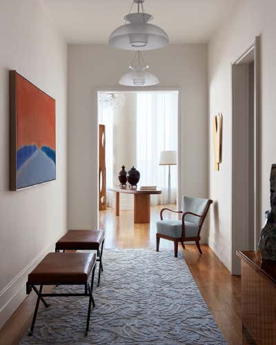  Modern Entry and Hall. Midtown Residence by David Scott Interiors.