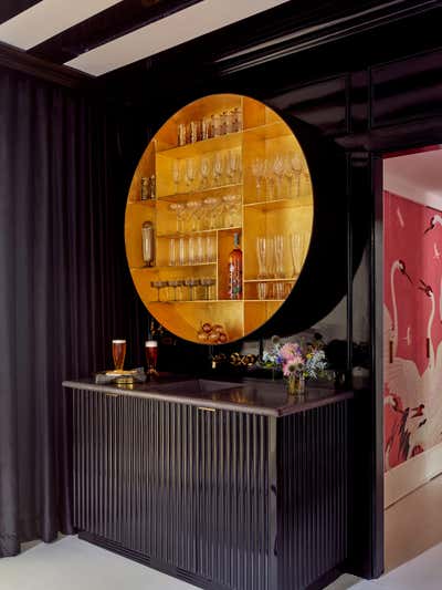 Modern Family Home Bar and Game Room. The House with THE Closet by Charlotte Lucas Design.