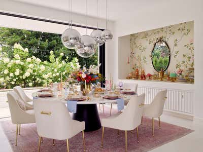 Modern Dining Room. The House with THE Closet by Charlotte Lucas Design.