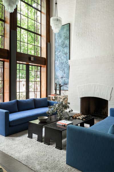  Modern Living Room. Upper West Side Townhouse by Ashe Leandro.