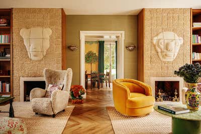  Bohemian Living Room. Maison de Campagne by Laura Gonzalez.
