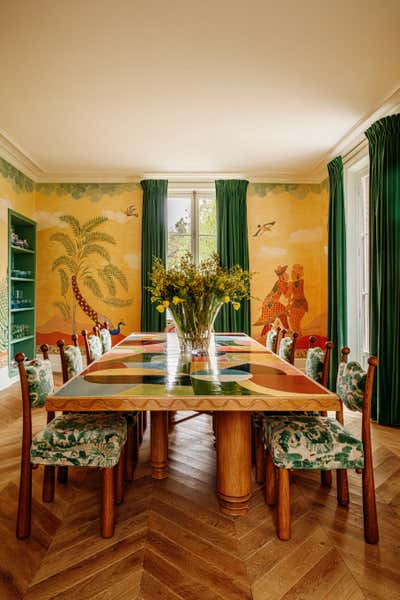  Bohemian Dining Room. Maison de Campagne by Laura Gonzalez.