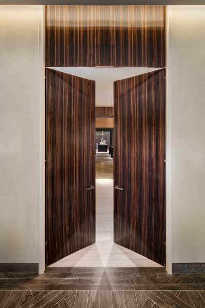  Modern Entry and Hall. 111 West 57th Street by Studio Sofield.