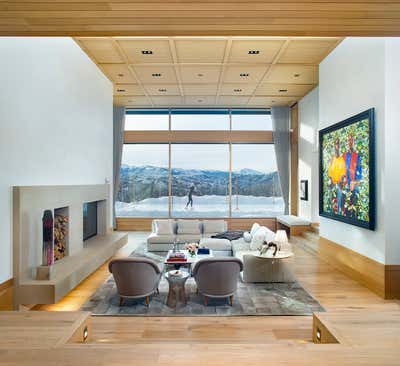  Minimalist Family Home Living Room. Ridge House by Rowland and Broughton.
