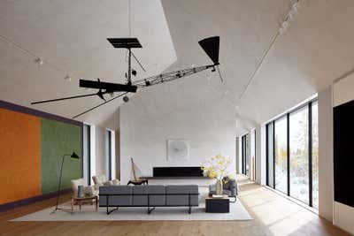 Modern Family Home Living Room. Art Barn by Rowland and Broughton.