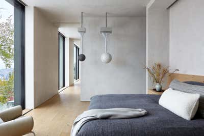  Minimalist Family Home Bedroom. Art Barn by Rowland and Broughton.