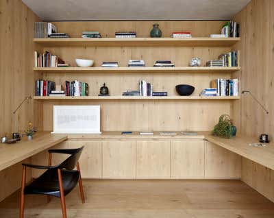  Minimalist Family Home Office and Study. Art Barn by Rowland and Broughton.