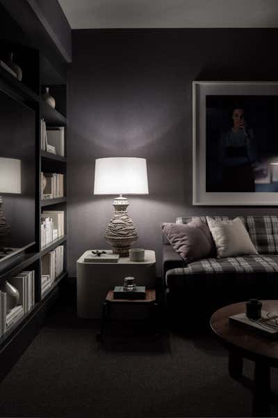  Modern Living Room. East Hampton Village by Dan Scotti Design.