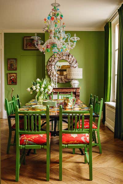  Bohemian Dining Room. Maison de Campagne by Laura Gonzalez.
