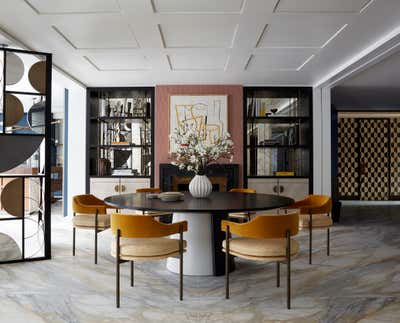  Mid-Century Modern Apartment Dining Room. Chelsea by Studio Vero.