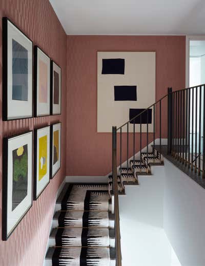 Mid-Century Modern Apartment Entry and Hall. Chelsea by Studio Vero.
