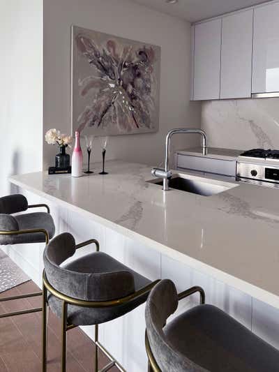 Eclectic Apartment Kitchen. Going Wild in NYC by Do Not Let Us Design.